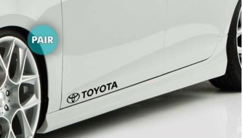 Toyota dekal 2st dekaler klistermärke