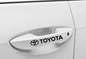 Toyota dekal 4st dekaler till dörrhandtag