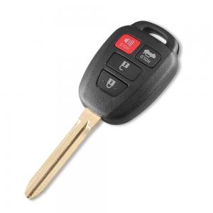 Toyota nyckel för Corolla Camry med 4 knappar