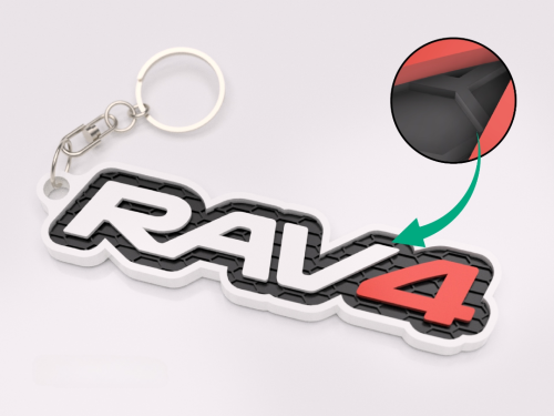 Toyota Rav4 nyckelring nyckelhänge