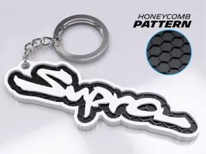 Toyota Supra nyckelring | 3D Nyckelhänge