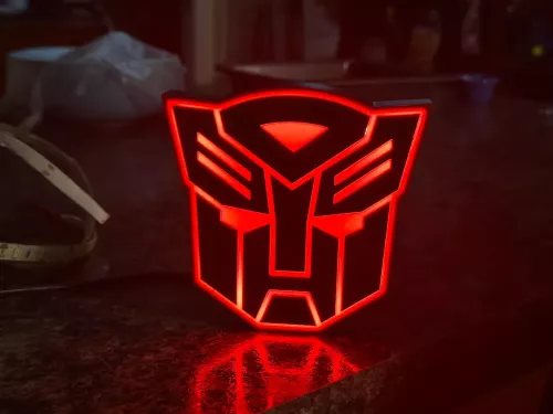 Transformers nattlampa led dekoration lampa