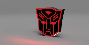 Transformers nattlampa led dekoration lampa