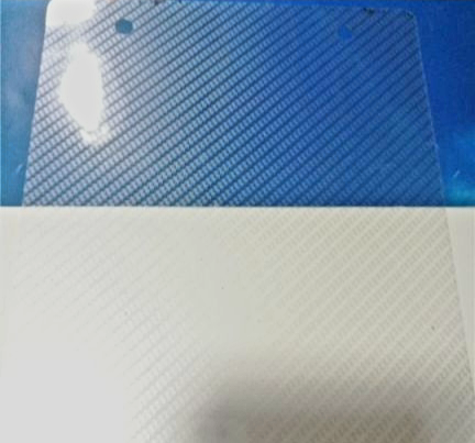 Hydro dipping transparent kolfiber folie