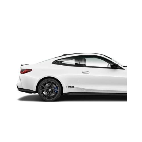 Trd logo klistermärke 2st dekaler till bilen