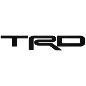 Trd logo klistermärke 2st dekaler till bilen
