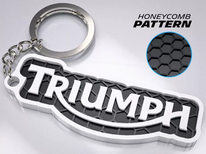 Triumph logo Nyckelring | 3D Nyckelhänge