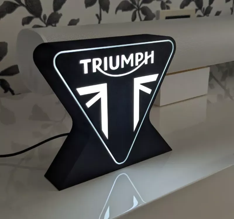 Triumph mc nattlampa perfekt till garage