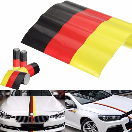 Tyskland flagga färger stickers dekaler stripe
