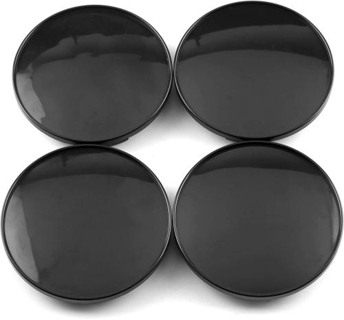 universal 58mm centrumkåpor i svart