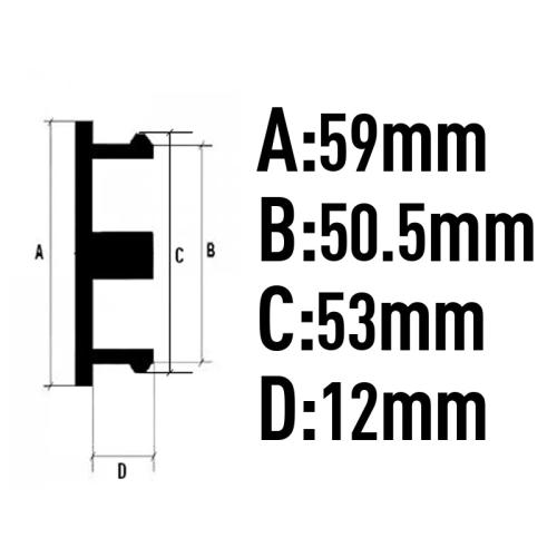 universal  centrumkapa 58 mm fälgkåpor