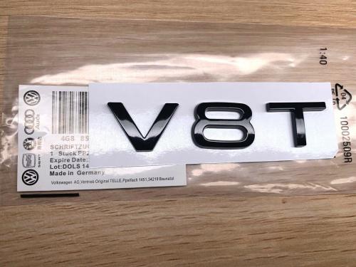 v8t turbo emblem till volkswagen vw audi skoda seat