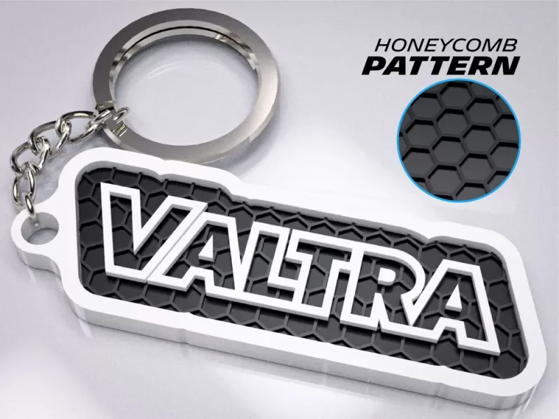 Valtra logo Nyckelring | 3D Nyckelhänge