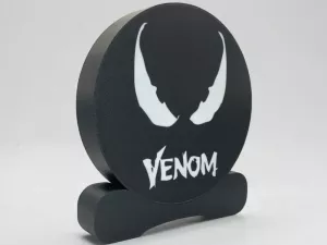Venom logo LED belysning lampa nattlampa