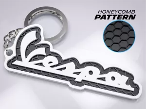 Vespa logo Nyckelring | 3D Nyckelhänge