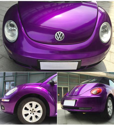 vinyl folie wrap i lila metallic