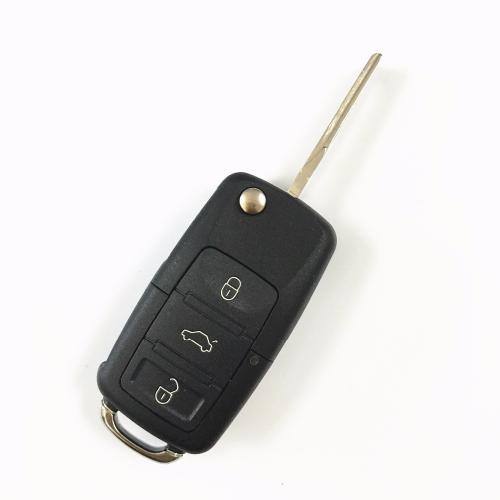 volkswagen nyckel larmdosa med 3 knappar