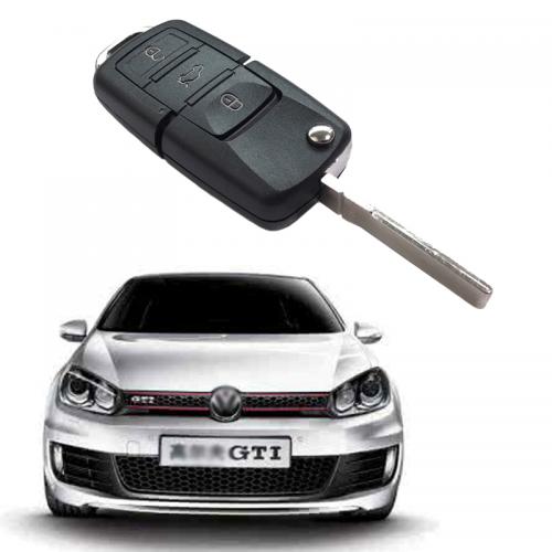 volkswagen nyckelskal dosa med 3 knappar