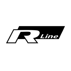 VW R-line Rline dekal 2st dekaler