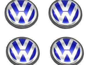 volkswagen vw centrumkåpor navkåpor till bilen i blå färg