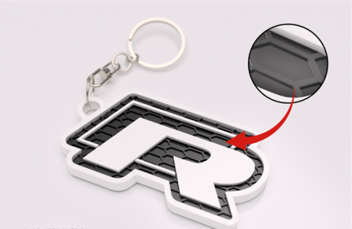 Volkswagen VW R nyckelring nyckelhänge