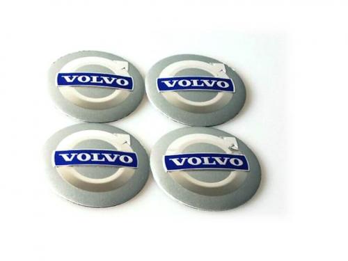 volvo navemblem fälg emblem i silver