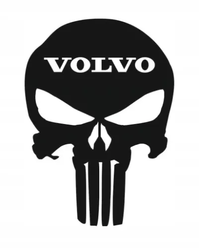 Volvo punisher dekal dekaler 2st sticker