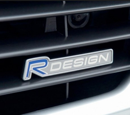 volvo r design grill emblem