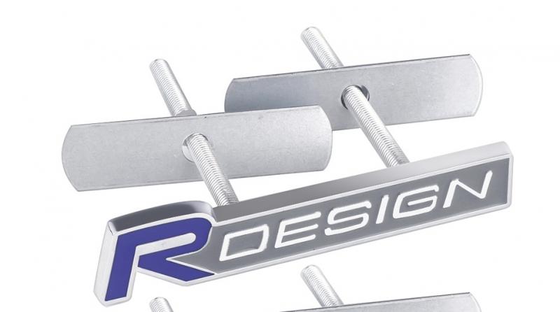 volvo r design grill emblem