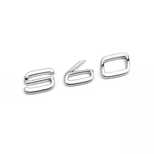 Volvo S60 emblem märke i svart och silver