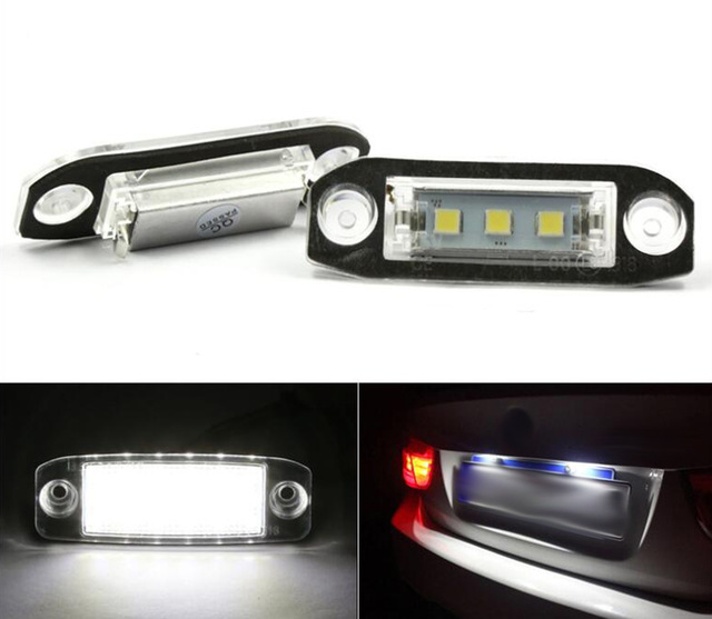 volvo s70 v70 smd led skylltlampor