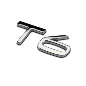 T6 logo emblem till Volvo bilar. Finns i svart och silver