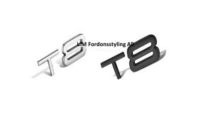 T8 logo emblem till Volvo bilar. Finns i svart och silver