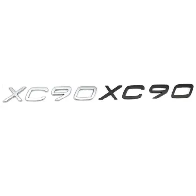 Volvo XC90 emblem i svart och silver
