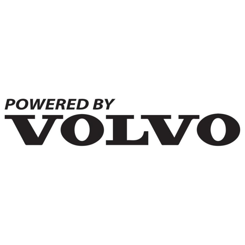 Powered by Volvo klistermärken 2st dekaler