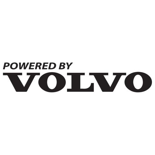 Powered by Volvo klistermärken 2st dekaler