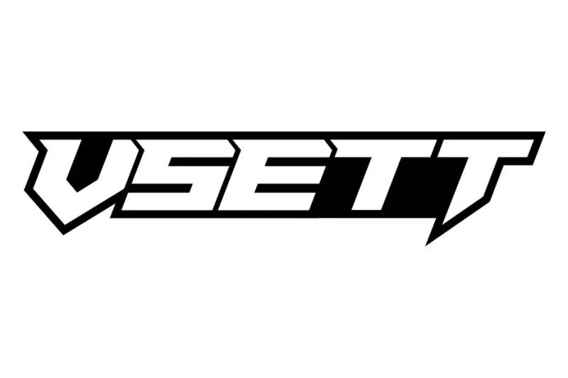 Vsett logo dekal 2st dekaler stickers