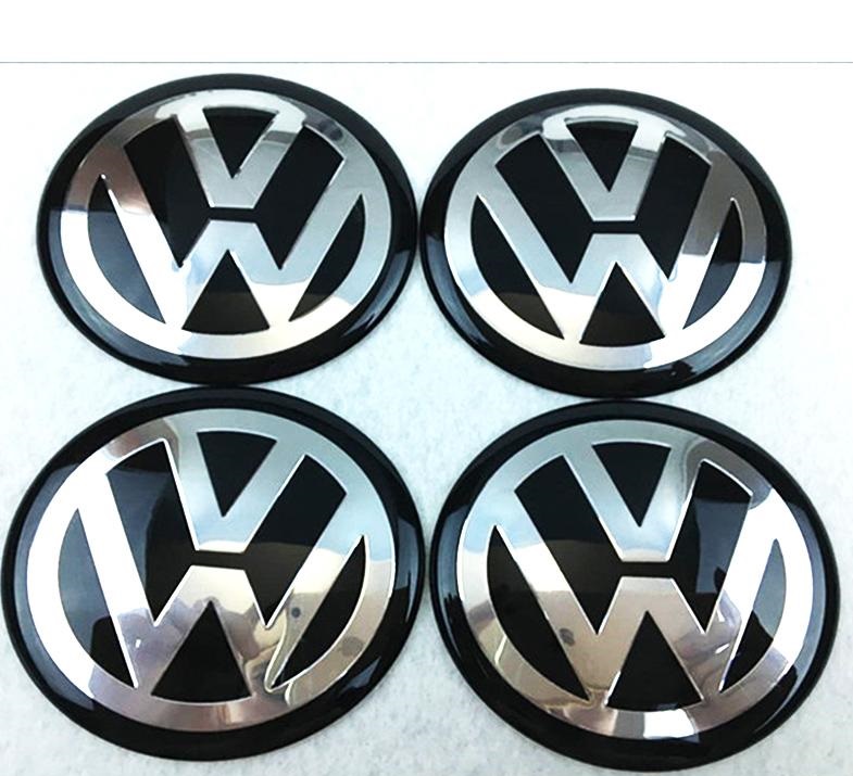 Volkswagen VW hjulnav emblem, stickers till bilen