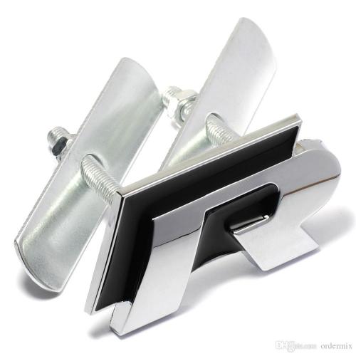 vw r grill logo