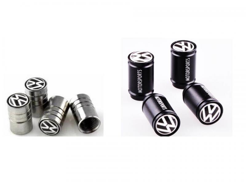 vw ventilhattar svarta och silver