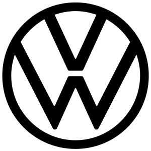 Volkswagen vw logo stickers dekaler 2st