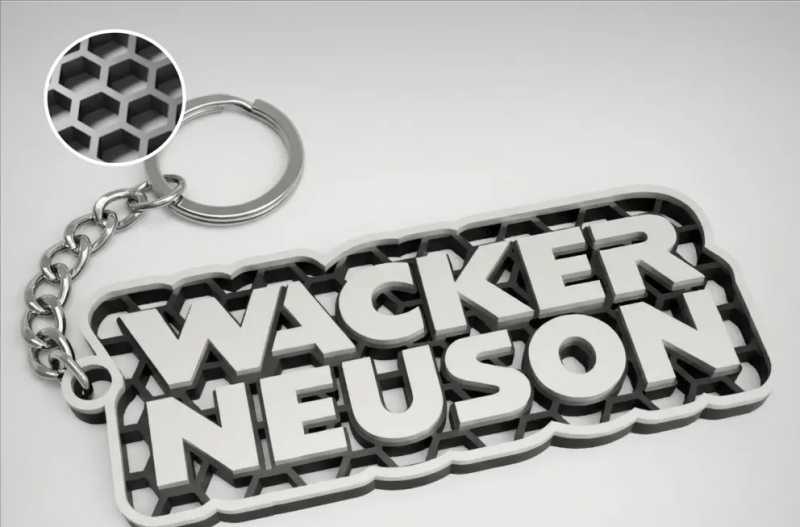 Wacker Neuson nyckelring nyckelhänge 3d