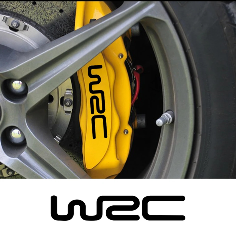 WRC bromsdekaler 6st stickers till bromsar
