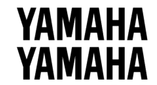 Yamaha dekaler 2st stickers märke värmetålig