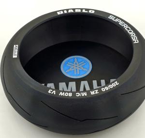 Yamaha-logotyp förvaringsbox i form av däck