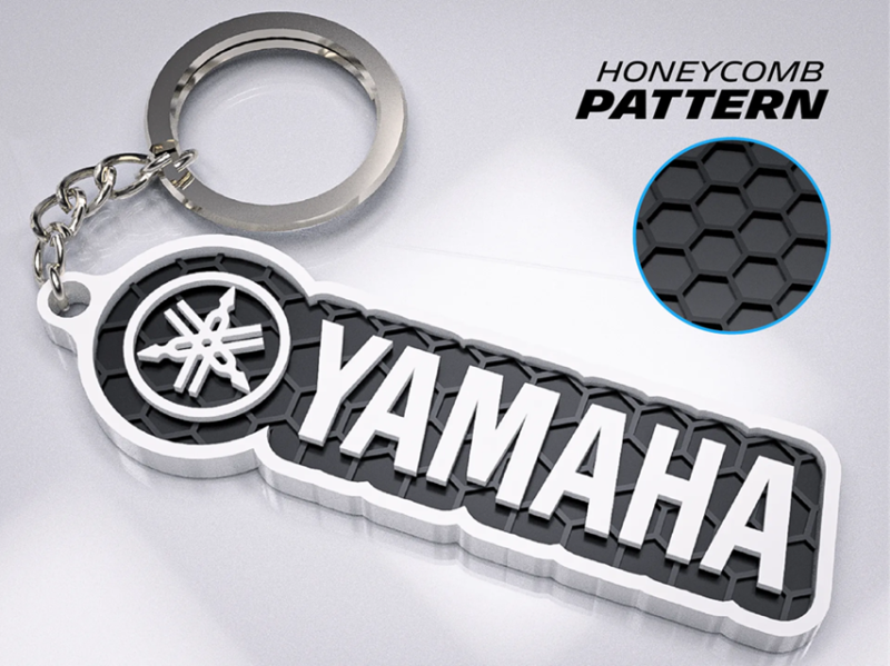 Yamaha nyckelring nyckelhänge 3D