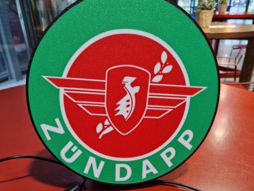 Zundapp logo nattlampa lampa LED