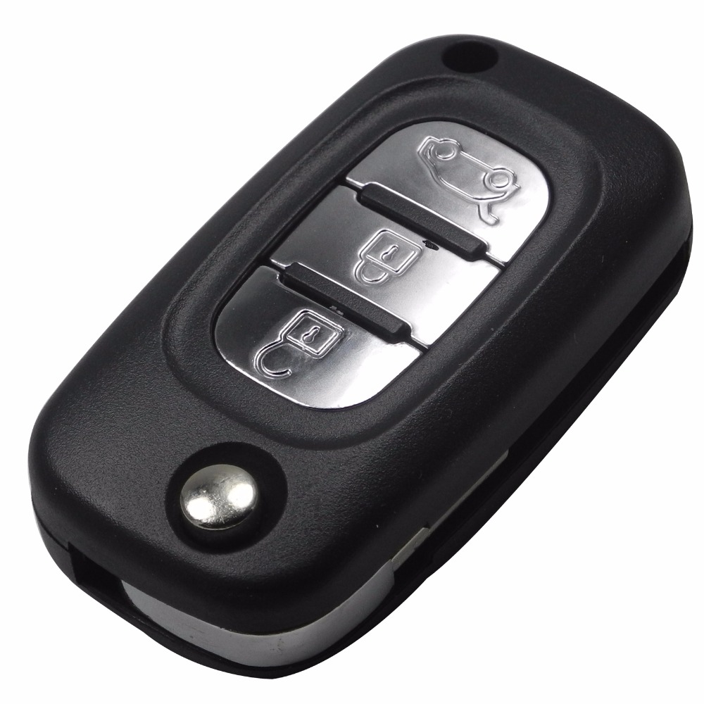 Télécommande coque de clé plip 2 boutons Renault Clio 3 Kangoo 2 Mo