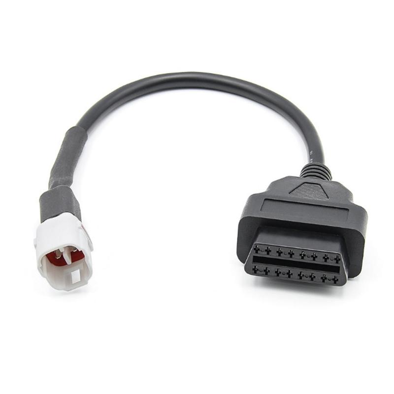 Yamaha MC kabel adapter 3 och 4 pin till OBD2