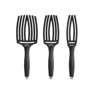 OLIVIA GARDEN FINGER BRUSH COMBO BLACK